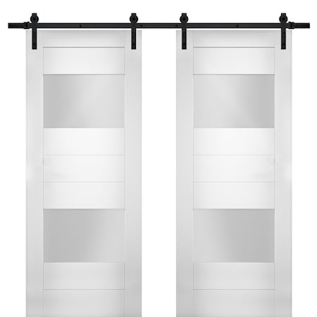 Vdomdoors Closet Bypass Interior Door, Chocolate SETE6222DB-WS-3684